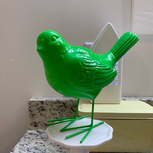 Three Hands Corp Other - Bright green wire feet bird